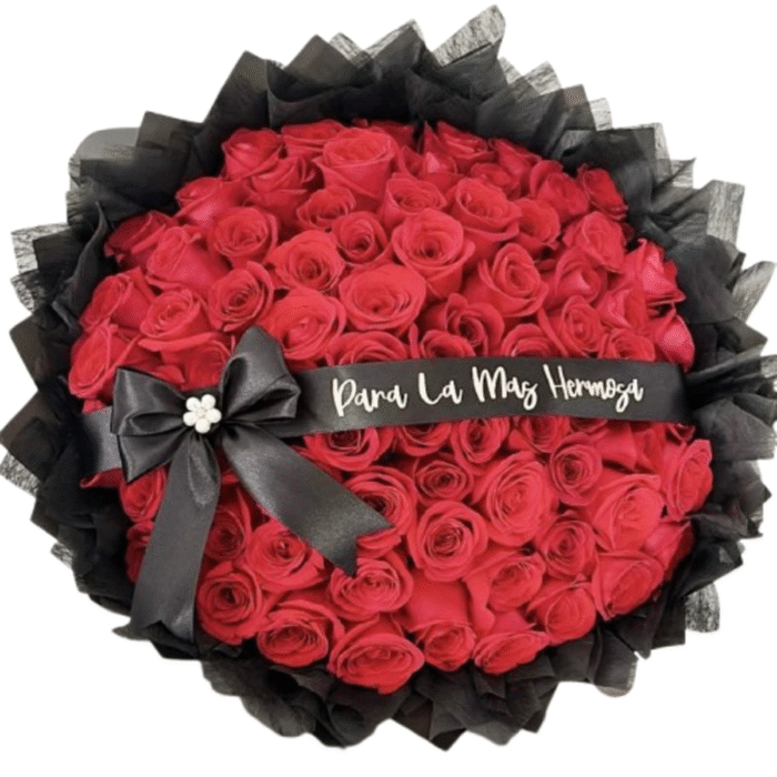 Ramo buchón 72 rosas rojas - Imagen de 1