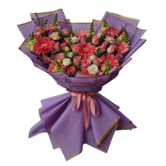 Abrazos en Flor gerberas y rosas - Imagen de 1
