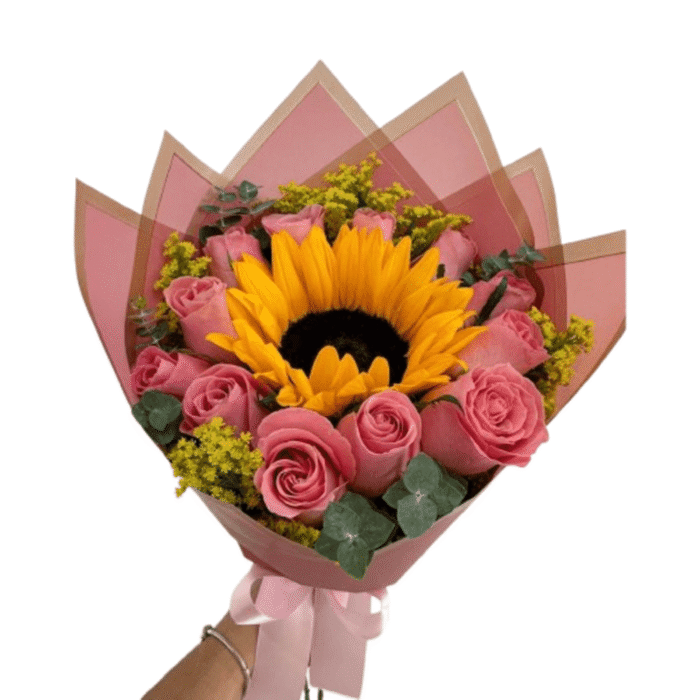 Girasoles y rosas mix - Image 2