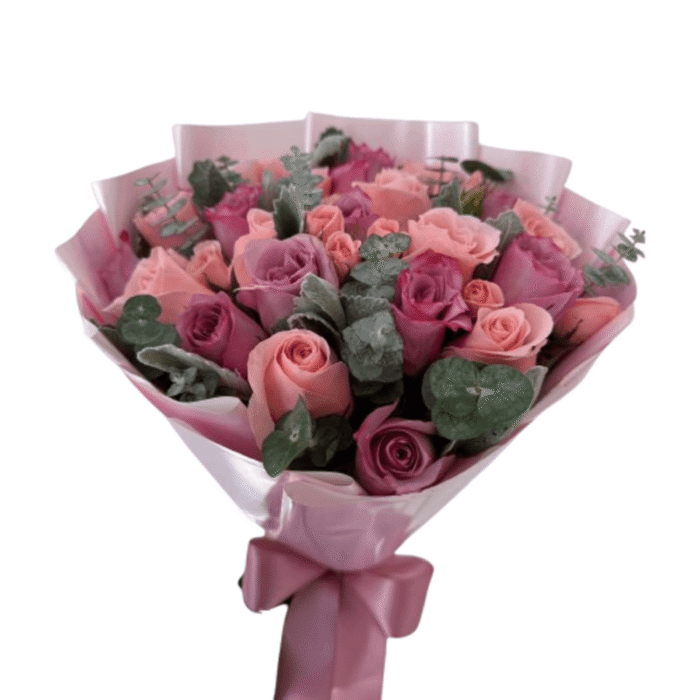 Amor primaveral rosas y follajes - Imagen de 1
