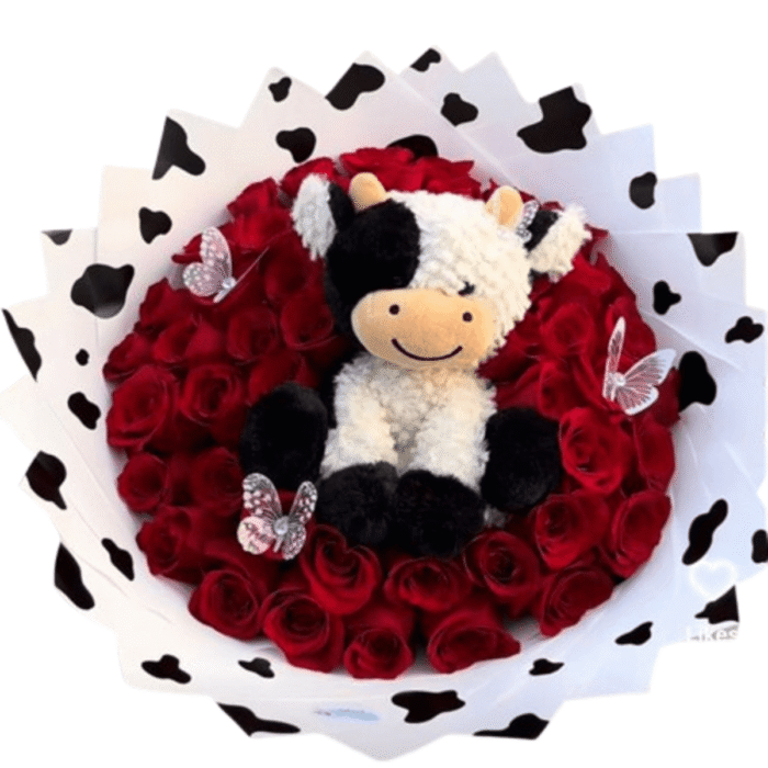 Peluche y rosas rojas betsy - Image 1