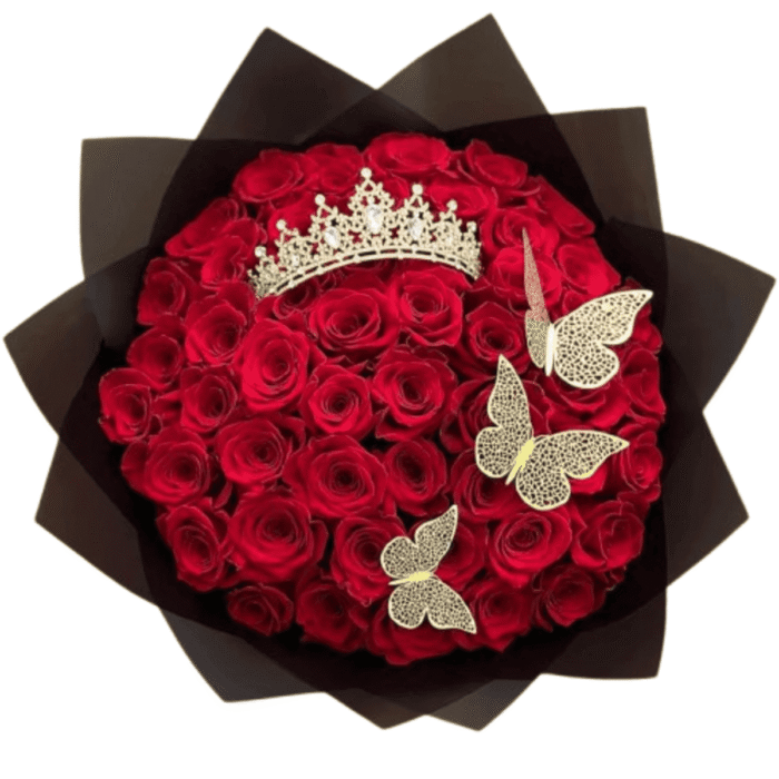 100 rosas rojas Bouquet Real - Imagen de 1