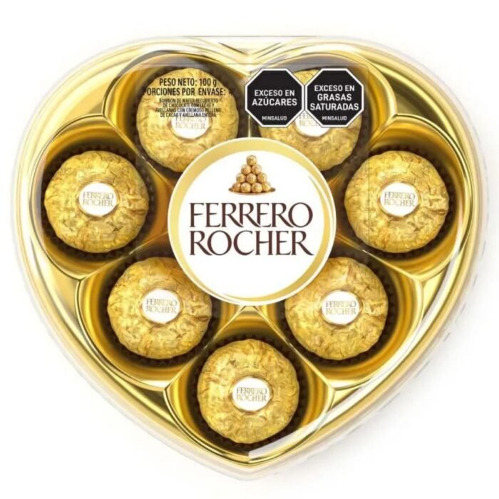 Chocolate Ferrero Rocher corazon x8 - Imagen de 1