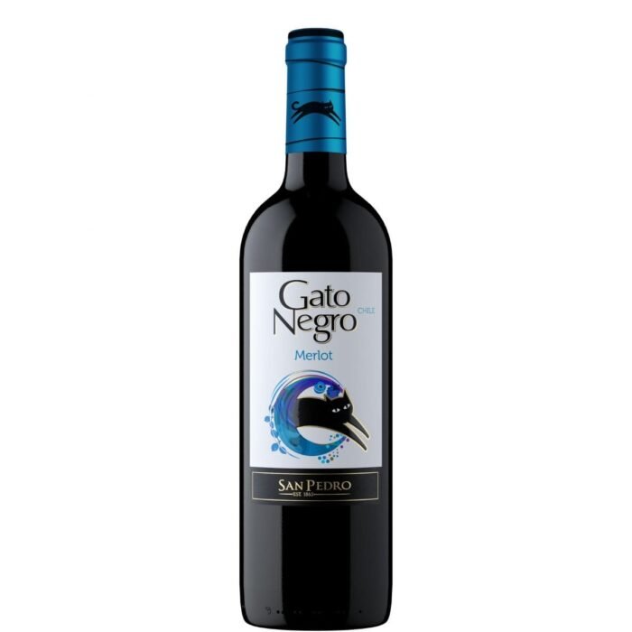 Vino Gato Negro Merlot - Imagen de 1