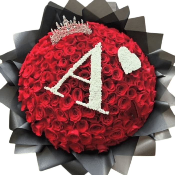Rosas rojas Letras y Petalos - Image 1