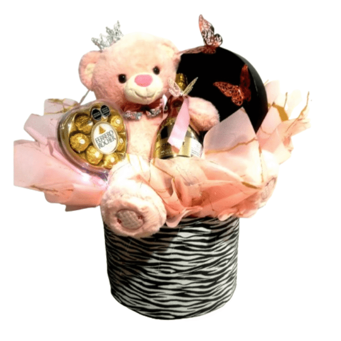 Peluche chocolates y vino Oso Ternurita - Image 1