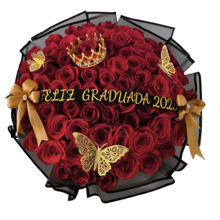 Bouquet Ceremonial rosas y grados - Imagen de 1
