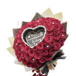 Ramo de Fuego en Medellín – Corazón que revela sorpresa | Santibella - Imagen de 2