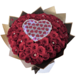 Ramo de Fuego en Medellín – Corazón que revela sorpresa | Santibella