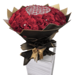 Ramo de Fuego en Medellín – Corazón que revela sorpresa | Santibella - Imagen de 3