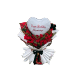 Ramo Navideño de Rosas Rojas Elegance - Imagen de 2