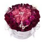 Caja de Rosas en Degradé – Diseño Premium - Imagen de 2
