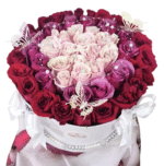 Caja de Rosas en Degradé – Diseño Premium